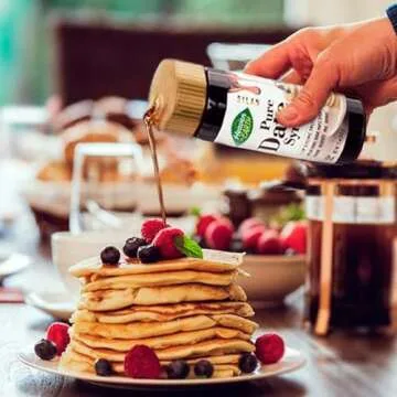 Heaven & Earth 100% Pure Organic Silan Date Syrup 12oz | Date Honey | Squeeze Bottle | Natural Honey...