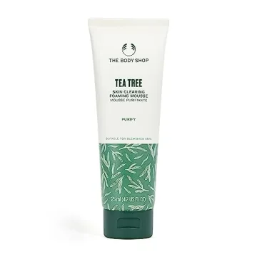 The Body Shop Tea Tree Skin Clearing Foaming Cleanser – Purifying Face Wash For Oily, Blemished Sk...