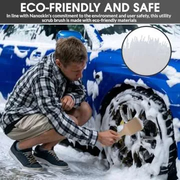 Nanoskin Multi-Purpose Nylon Utility Scrub Brush 8.5 Inch