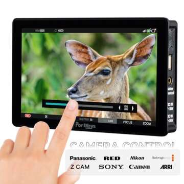 Portkeys BM7 II DS 7” Wireless Camera Monitor - Bright Dual Screen