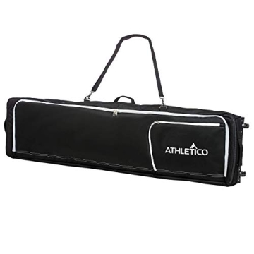 Athletico Conquest Padded Snowboard Bag With Wheels - Ideal Travel Bag for Snowboard and Gear (Black...
