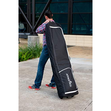 Athletico Padded Snowboard Bag With Wheels - 157 cm