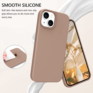 GUAGUA iPhone 13 Slim Silicone Case Soft Gel Protective Cover