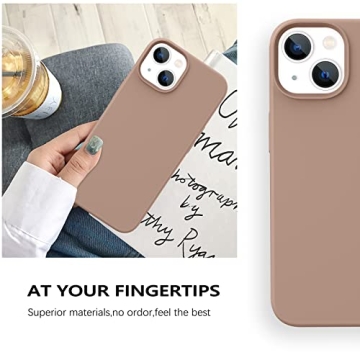 GUAGUA iPhone 13 Slim Silicone Case Soft Gel Protective Cover