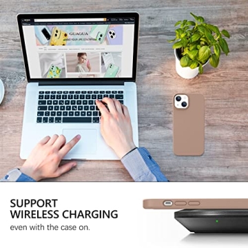 GUAGUA iPhone 13 Slim Silicone Case Soft Gel Protective Cover