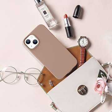 GUAGUA iPhone 13 Slim Silicone Case Soft Gel Protective Cover