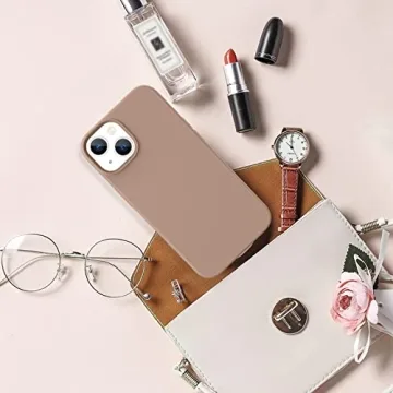 GUAGUA iPhone 13 Slim Silicone Case Soft Gel Protective Cover