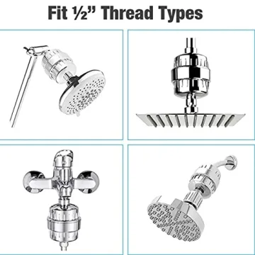 Laicky 20 Stage Shower Filter - Universal Hard Water Purifier