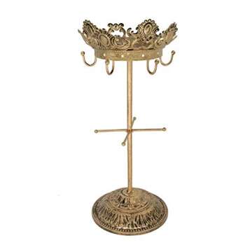 Elegant Metal Necklace Tree - Jewelry Organizer Stand