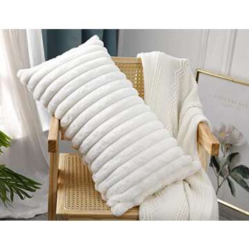 Stylish Faux Fur Lumbar Pillow Covers for Home Decor