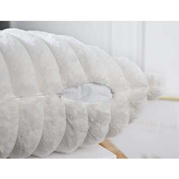 Stylish Faux Fur Lumbar Pillow Covers for Home Decor
