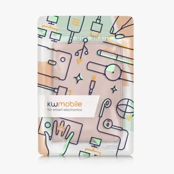 Stylish kwmobile Rose Gold Registration & Insurance Holder