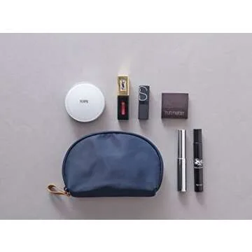 Mossio Cosmetic Pouch - Stylish Makeup Brush Holder Travel Bag for Women and Girls