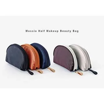 Mossio Makeup Brush Holder Zip Travel Bag for Women