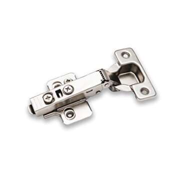 Berta 25-Pack Full Overlay Frameless Soft-Close European Hinges, 110° 3D Adjustable, Clip-On Concea...