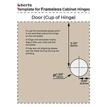 Berta 25-Pack Adjustable Soft-Close Cabinet Hinges