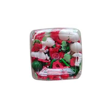 Christmas Sprinkles with Santa for Baking & Decorating