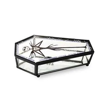 Coffin-Shaped Jack Skellington Jewelry Box for Fans