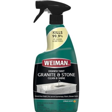 Weiman Disinfectant Granite Daily Clean & Shine 24oz - Safe & Efficient