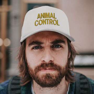 Baseball Cap Animal Control Investigate C Embroidery Acrylic Dad Hats for Men & Women Strap Closure Black Design Only