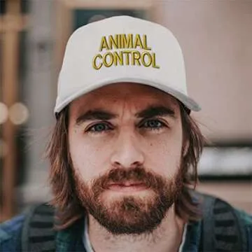 Baseball Cap Animal Control Investigate C Embroidery Acrylic Dad Hats for Men & Women Strap Closure Black Design Only