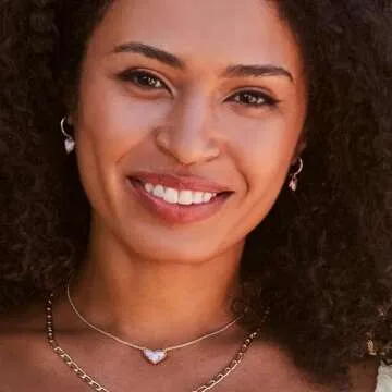 Kendra Scott Ari Heart Short Pendant Necklace in 14k Gold-Plated Brass, Bubblegum Pink Opal, Fashion Jewelry for Women