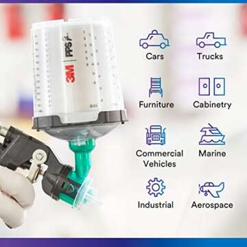 3M 26000 PPS 2.0 Spray Cup Kit for Effortless Painting