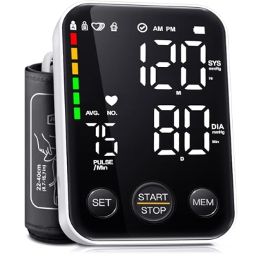 Oklar Blood Pressure Monitor: Large LED Display & Memory for Accurate Readings