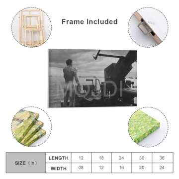 Vintage Gay Homoerotic Nude Man Male Physique Navy Sailor Black And White Naked Men Beefcake Queer C...