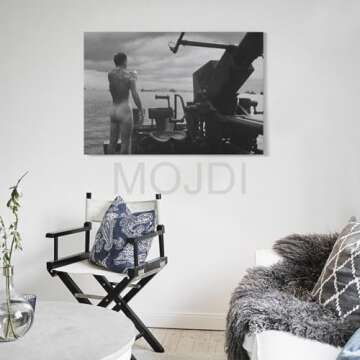 Gay Nude Canvas Poster for Living Room Decor 08x12