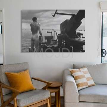 Gay Nude Canvas Poster for Living Room Decor 08x12