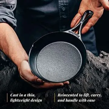 Lodge Cast Iron Blacklock Skillet, Triple Seasoned - 7 in