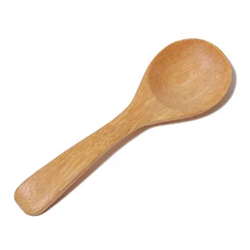 Brccee Mini Wooden Spoons Set of 4 - Eco-Friendly Kitchen Essential