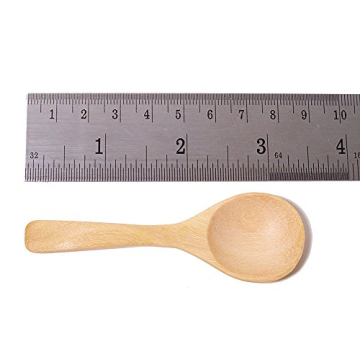 Brccee Mini Wooden Spoons Set of 4 - Eco-Friendly Kitchen Essential