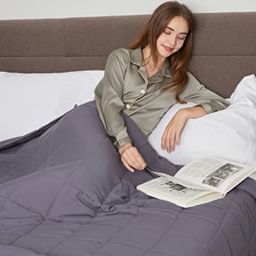 Topcee Cooling Weighted Blanket - 20lbs Comfort