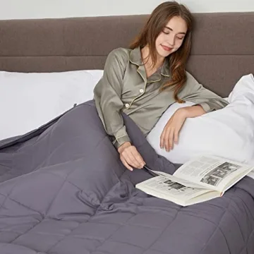 Topcee Cooling Weighted Blanket - 20lbs Comfort