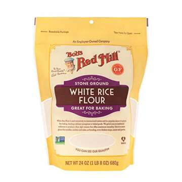 Bob's Red Mill Gluten Free White Rice Flour, 24 Ounce (Pack of 4)