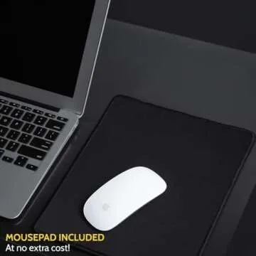 Awnour Clear Desk Mat - Multi-Functional Desk Pad, 32 x 16 inches - Durable Desk Protector with Anti-Slip Base, Transparent View, Spill-Resistant Design