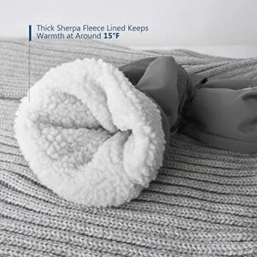 MCTi Kids Waterproof Mittens - Warm and Durable Sherpa Lined