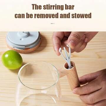 Electric Self Mixing Cup for Hot & Cold Beverages