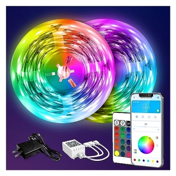DAYBETTER 130ft RGB LED Strip Lights for Decor