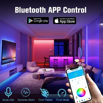 DAYBETTER 130ft RGB LED Strip Lights for Decor