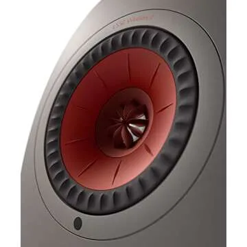 KEF LS50 Wireless II Powered Bookshelf Speakers - Pair (Titanium Grey)
