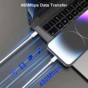 for iphone14 USBC to Lightning Cable 3 Foot[Apple MFi Certified] iPhone Charger,2 Pack Lightning Cord,Fast Apple Charging Cords,for iPhone 14/13 /12 Pro/Max/11Pro/XS/Max/XR/X/8Plus