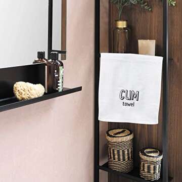 Funny Cum Towel Adult Humor Gift for Parties
