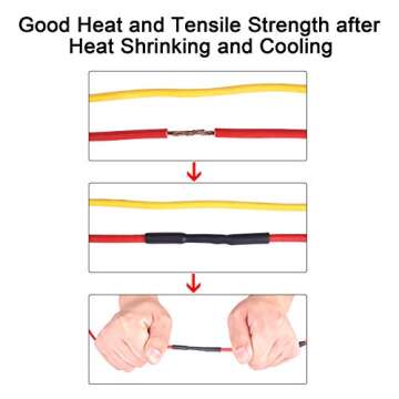 XHF 1 Inch (25mm) 3:1 Waterproof Heat Shrink Tubing Marine Grade Wire Cable Adhesive Lined Tube Insulation Seal Against Moisture Corrosion and Air Leakage, 4 Ft Red