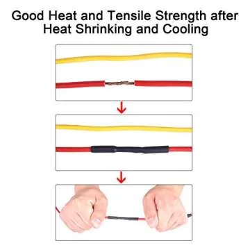 XHF 1 Inch (25mm) 3:1 Waterproof Heat Shrink Tubing Marine Grade Wire Cable Adhesive Lined Tube Insulation Seal Against Moisture Corrosion and Air Leakage, 4 Ft Red