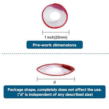 XHF 1 Inch (25mm) 3:1 Waterproof Heat Shrink Tubing Marine Grade Wire Cable Adhesive Lined Tube Insulation Seal Against Moisture Corrosion and Air Leakage, 4 Ft Red