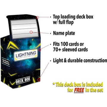 Pokemon TCG 100 Assorted Cards with Foils and Deck Box