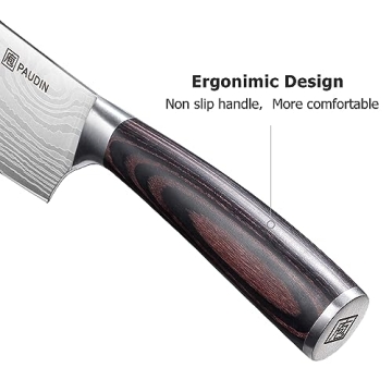 PAUDIN 7" Nakiri Knife - Razor Sharp Kitchen Cleaver